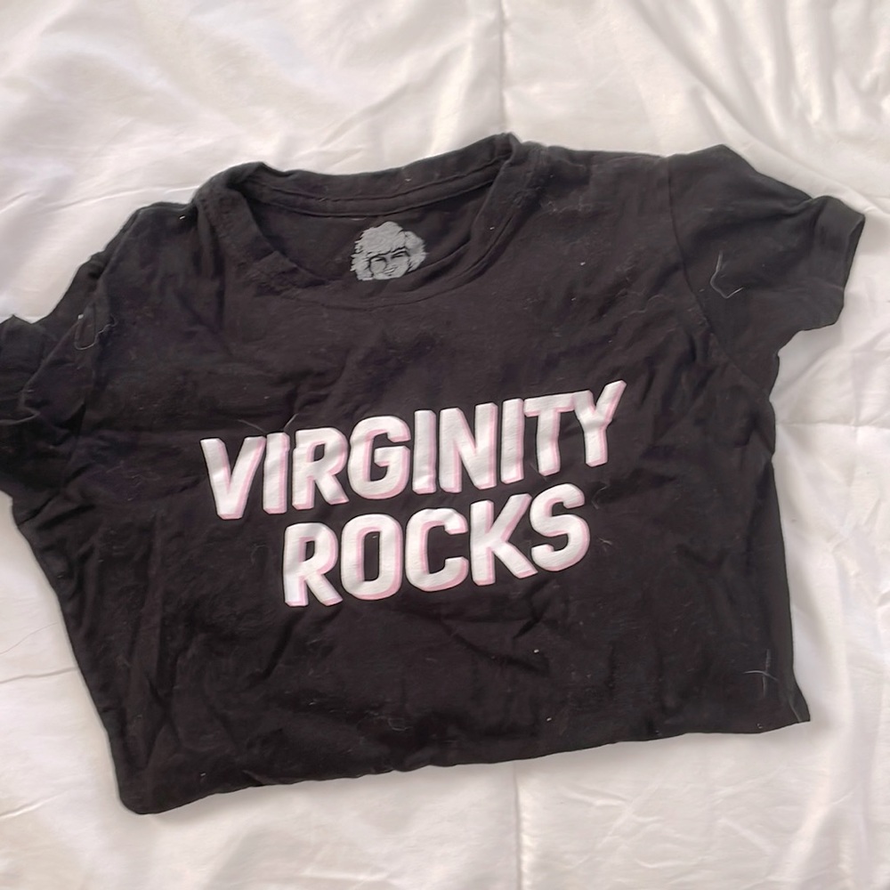 Virginity rocks t shirt!